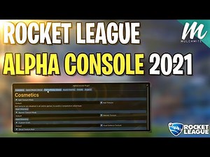 HOW TO GET ALPHA CONSOLE ON ROCKET LEAGUE *UNDERGLOW AND MORE!*