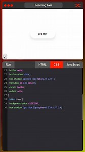 Submit Button | HTML CSS #html #css #javascript #WebsiteDevelopment #websitedesign #website #coding #webdevelopmentservices #webdevelopment #LearningAxis #trendingreelsvideo | Learning Axis