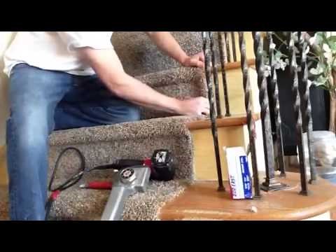 How to install carpet on an open staircase carpettoolz.com