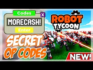 !NEW! (2022) ⚔️ Roblox Robot Tycoon Codes ⚔️ ALL *RELEASE* CODES!