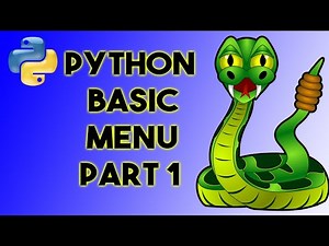 How to Create a Menu in Python