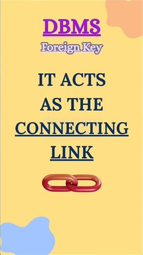 What are Foreign Keys? #dbms #databaseconcepts #education #foreignkey