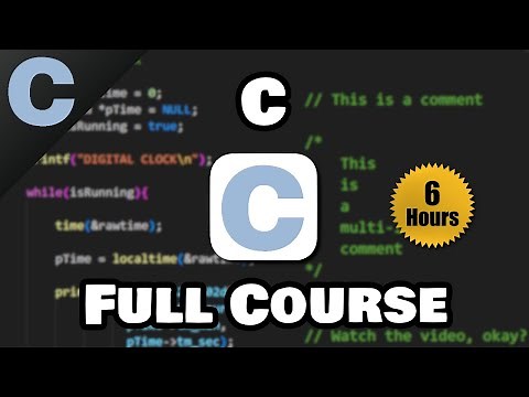 C Programming Full Course for free ⚙️ (2025)