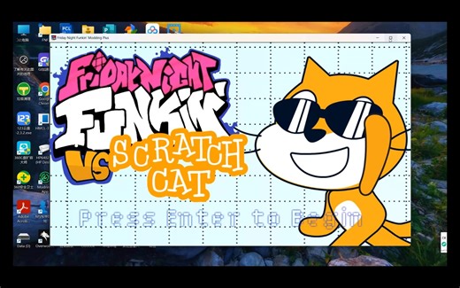 【FNF】Friday Night Scratchin': VS Scratch Cat - 试玩