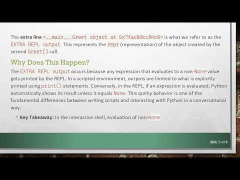 Understanding EXTRA REPL Outputs in Python: A Deep Dive into Python's Interactive Mode