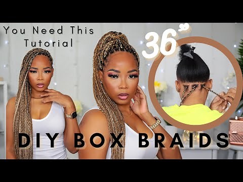 How To Box Braid Your Own Hair (Beginners Friendly) by Karrill DaDiva