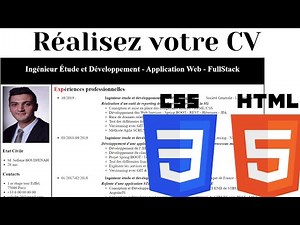 Réalisez votre CV en HTML & CSS - FRONT END - PARTIE 2