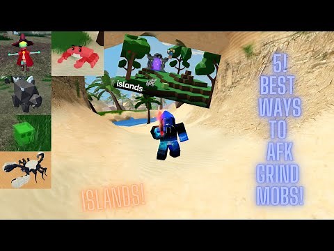 5 best ways to AFK grind mobs (Islands ROBLOX)