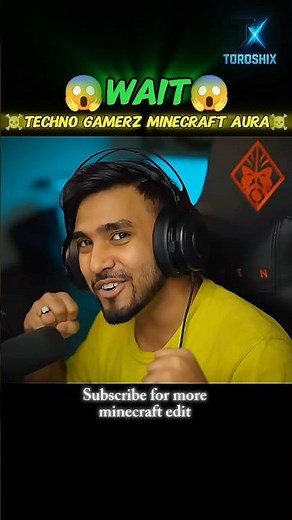 Techno Gamerz Minecraft Aura 🤯 | Epic Aura Reveal! 😱 ‪@TechnoGamerzOfficial‬ #shorts #technogamerz