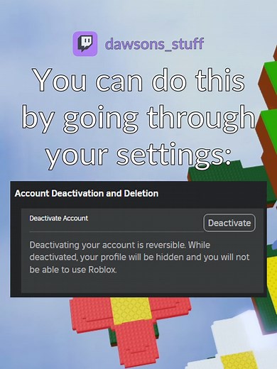 How to Deactivate and Delete Your Roblox Account Easily
