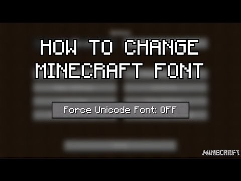 Minecraft: How To Change Minecraft FONT