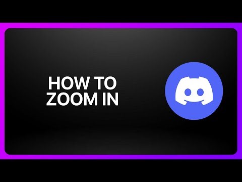 How To Zoom In Discord 2025! Tutorial