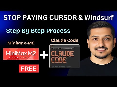 MiniMax M2 (FREE) + Claude Code (Full Setup Guide) : CURSOR/Windsurf Alternative