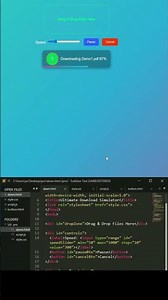 💻 Animated Download / Open Toggle | HTML CSS JS Project