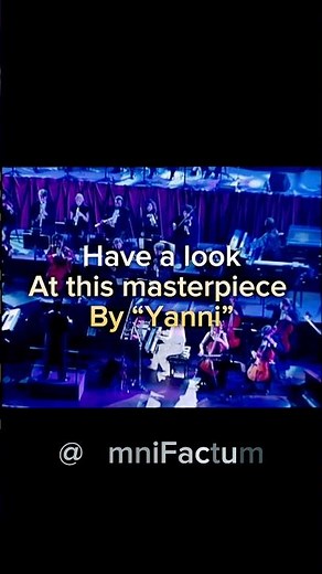 A masterpiece “Nostalgia” by “Yanni, live concert, piano music #shorts #music #piano #fyp #nostalgia