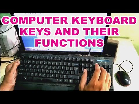Computer keyboard keys and their functions in tamil
