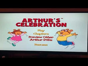 Arthur: Arthur’s Celebration DVD Menu Walkthrough 2002