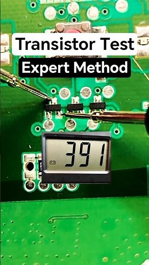 The MOST Accurate Transistor Test You’ve Never Seen | How to Test Transistor with Multimeter #shorts