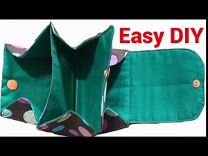 How I Made This Cute & Pretty Wallet / DIY Step By Step Sewing Tutorial For Beginners @TheTwinsDay