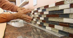 How To Install a Glass Tile Backsplash