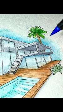 Drawing Tutorial: Architect's House [Easy]