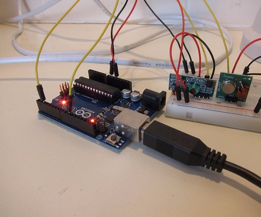 Decoding and Sending 433MHz RF Codes With Arduino and Rc-switch