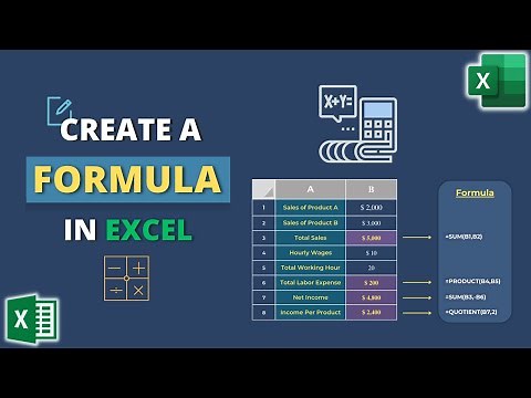 How to Create a Formula in Excel