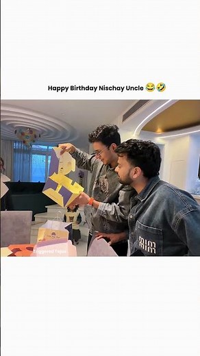 Happy Birthday Nischay Uncle 😂#nischaymalhan #triggeredinsaan ‪@triggeredinsaan‬ #ruchikarathore