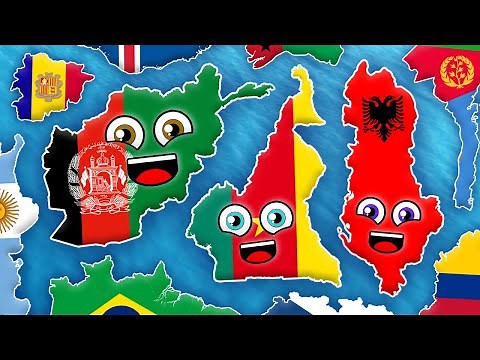 All The Countries of The World! 100th VIDEO SPECIAL | KLT GEO