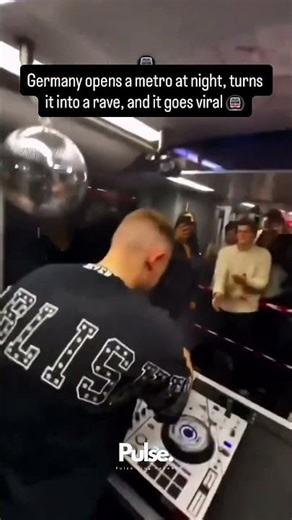 Germany really said: “Metro? No… RAVE.” 🚇🔥