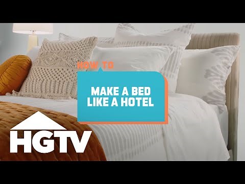 How to House: How to Make a Bed Like a Hotel | HGTV