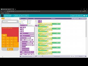 How to make a Calculator in code.org| 1 digit |Easy to learn|for Kids | Part - 1