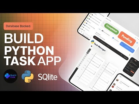 Build a Python Task Manager App with Tkinter & SQLite in Minutes (Full Code)