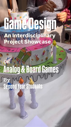 IIAD on Instagram: "GAME ON! | Interdisciplinary Game Design Showcase Play to learn, & learn to play. Over two fast-paced weeks, second-year students from Fashion Design, Communication Design, Interior Architecture & Design, and Fashion Communication came together to design, prototype, and exhibit original analog and board games, from scratch. Working in mixed-discipline teams, they turned themes into core loops, crafted boards and pieces by hand, and tested gameplay through rapid iteration, cri