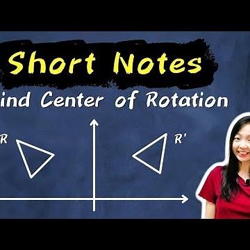 How to find the Center of Rotation