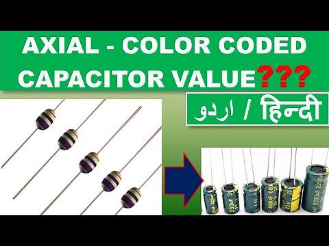 #95 5 Band Axial Capacitor Color Calculation / how to read capacitor color code