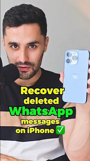 Recover Deleted WhatsApp Messages on iPhone 📲 (from iCloud)