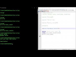 LISP Programming Tutorial - Simple Input and Output