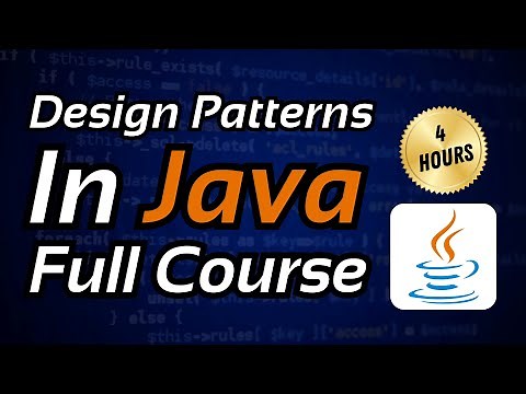 Design Patterns in Java Full Course 🚩 Java Design Patterns Tutorial For Beginners ⚡️