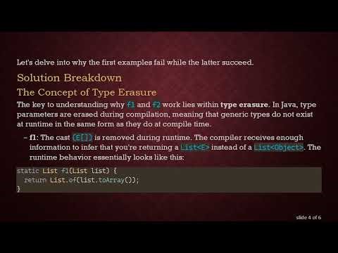 Understanding Generic vs Parameterized Type Casting in Java