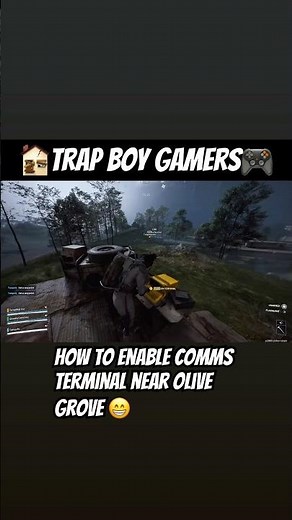How To Enable Comms Terminal Near Olive Grove