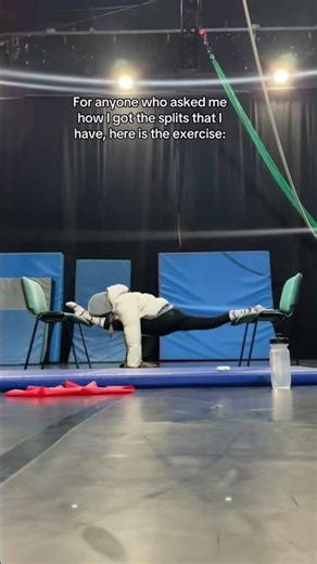 “Grace & Flexibility | Chair Split into Arch ✨ #Shorts”