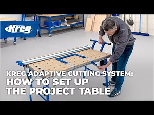 How To Set Up The Kreg® Adaptive Cutting System Project Table