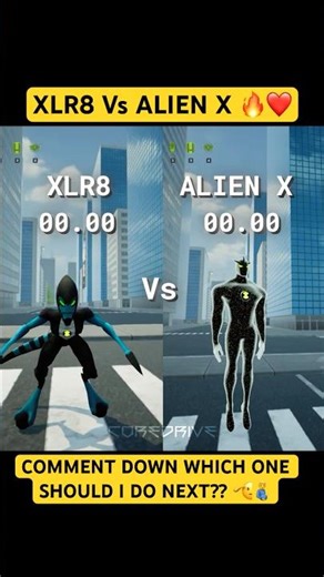 XLR8 Vs Alien X 🔥 Which one next?? #ben10 #ben10omniverse #ben10alienforce
