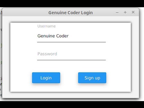 JavaFX Material Design : Setting Up and Making a login application