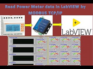 LabVIEW- Read Power Analyzer data into LabVIEW by Modbus TCP/IP