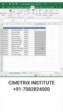 How to Use Data Validation in Excel (Step-by-Step Tutorial)
