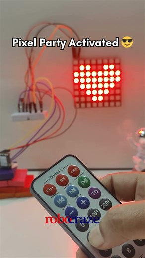 Control NeoPixels With ANY Remote #rgb #pixel #robocraze