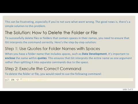 How to Delete a File or Folder on GitHub