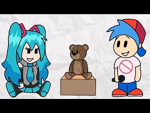 Anime Chibi fnf vs log | Friday night funkin’ animation | Miku with Boyfriend